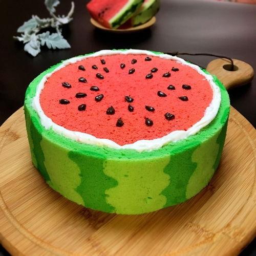 带你吃瓜小熊蛋糕